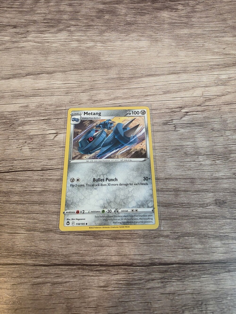 💫BUY 5 FOR $26 Pokemon Metang Card